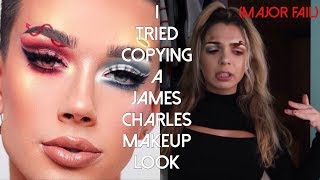 I tried recreating a james charles makeup look major fail