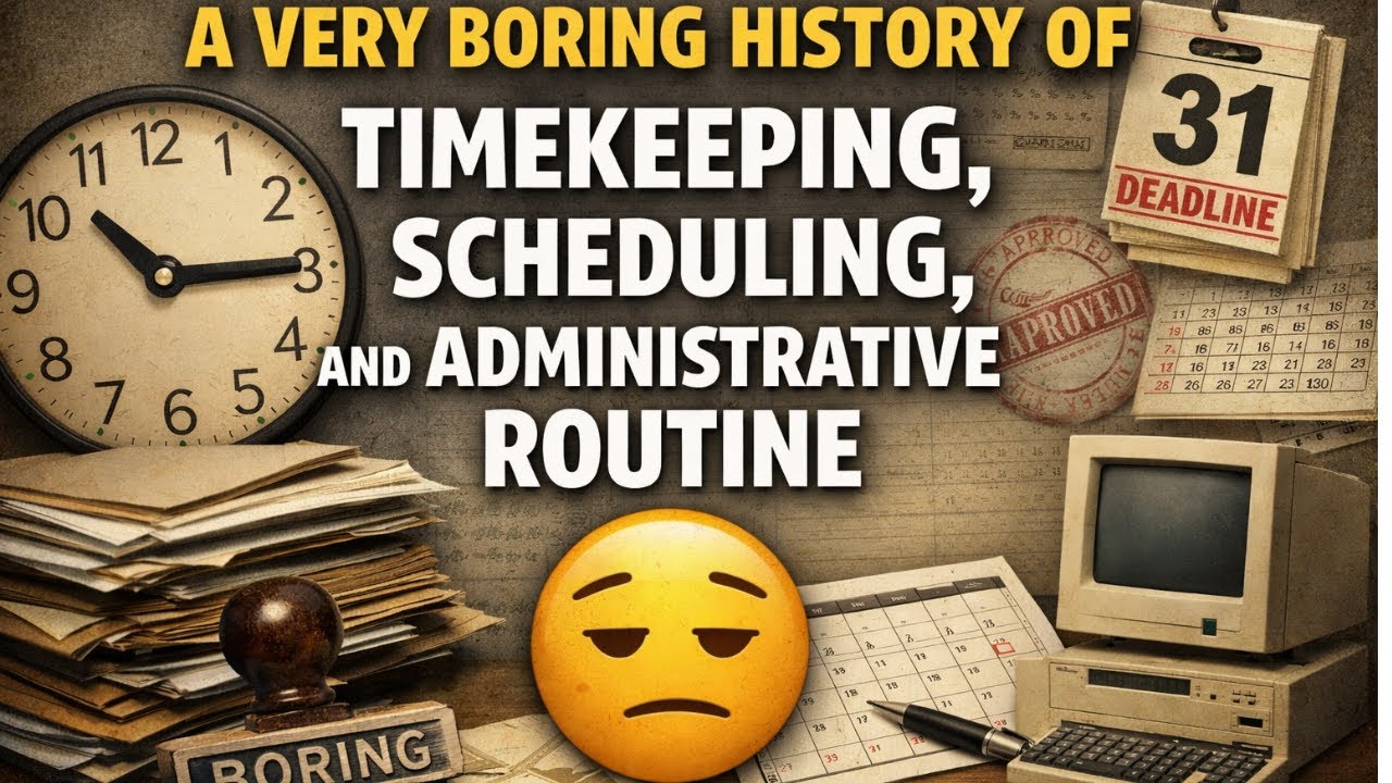 A Very Boring History of Timekeeping, Scheduling, and Administrative Routine