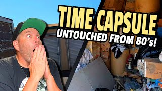 HOARDER Storage Unit UNTOUCHED From The 1980's! TIME CAPSULE Unboxing! 36 year old STORAGE UNIT