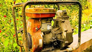 Restoration Old Water Pump Engine // Restore And Repair 4 Stroke Gasoline Engine