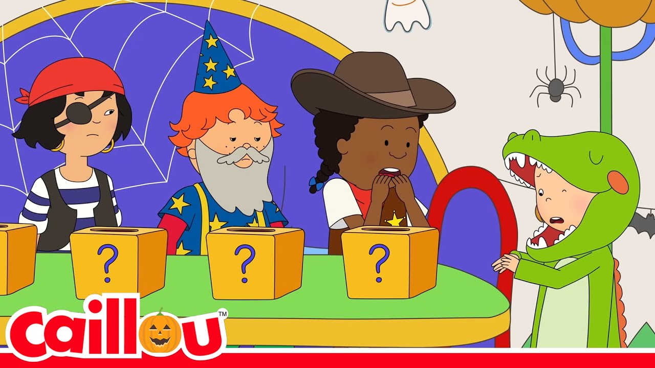 Wer hat das beste Kostüm auf Caillous Halloween-Party? | Caillou Deutsch