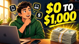 Pov:Here's What I'd Do With $0 and 30 Days to Make My First $1,000