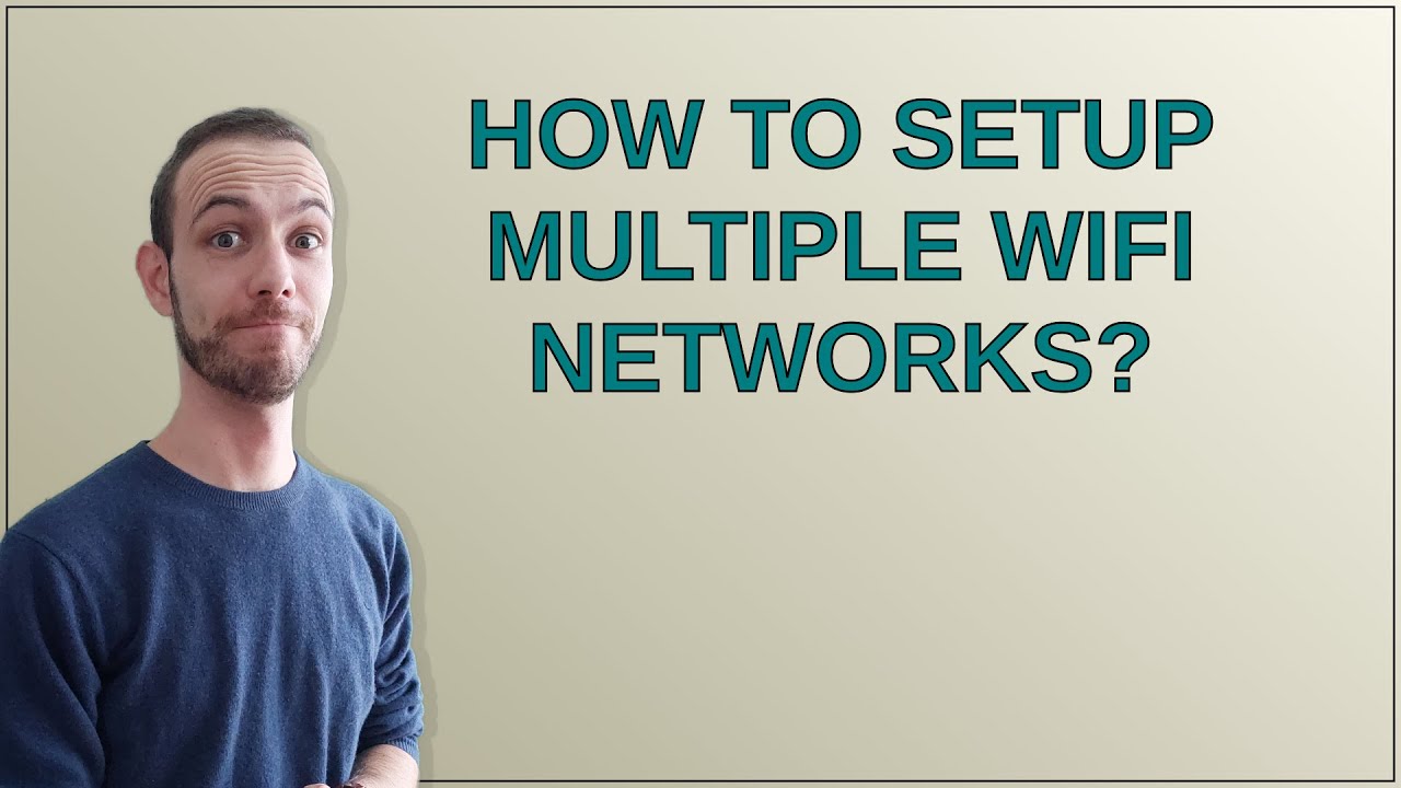 Raspberrypi: How to setup multiple WiFi networks? - YouTube