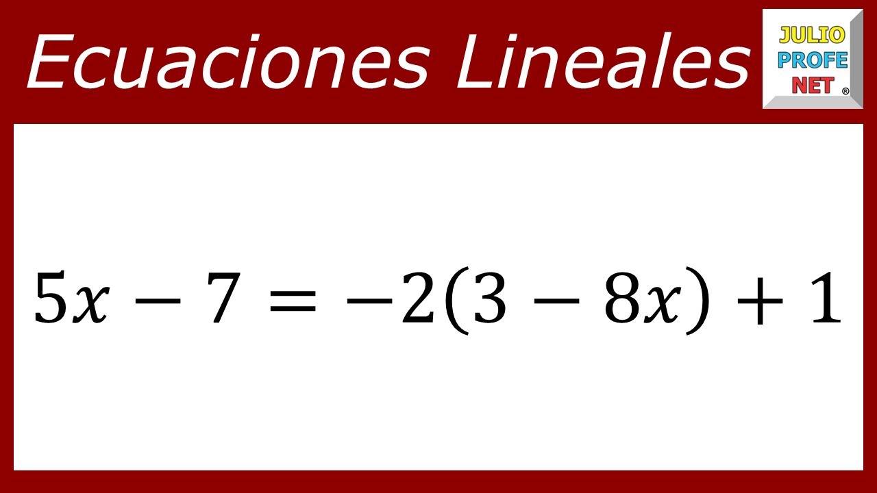 Ecuaciones Lineales Lessons Blendspace