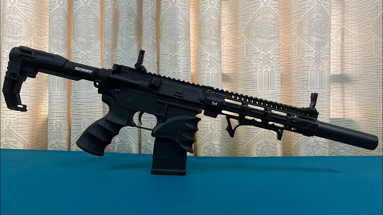 [Gun Toys] Cách Lên Đồ 1 | M4 Ras Handguard M-lok Midwest 9 inches ...