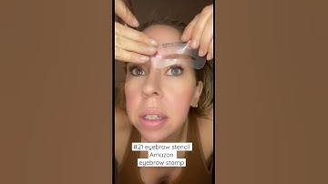 #21 eyebrow stencil #amazon #shorts #eyebrow #fail