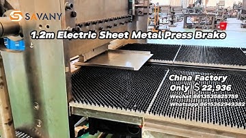 SAVANY Press Brake | Automated Electric Sheet Matal Bending Machine  #bender #factory