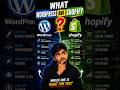 What WordPress and Shopify? 🤔 Complete Beginner Guide || #wordpress #shopify #webdevelopment #ai