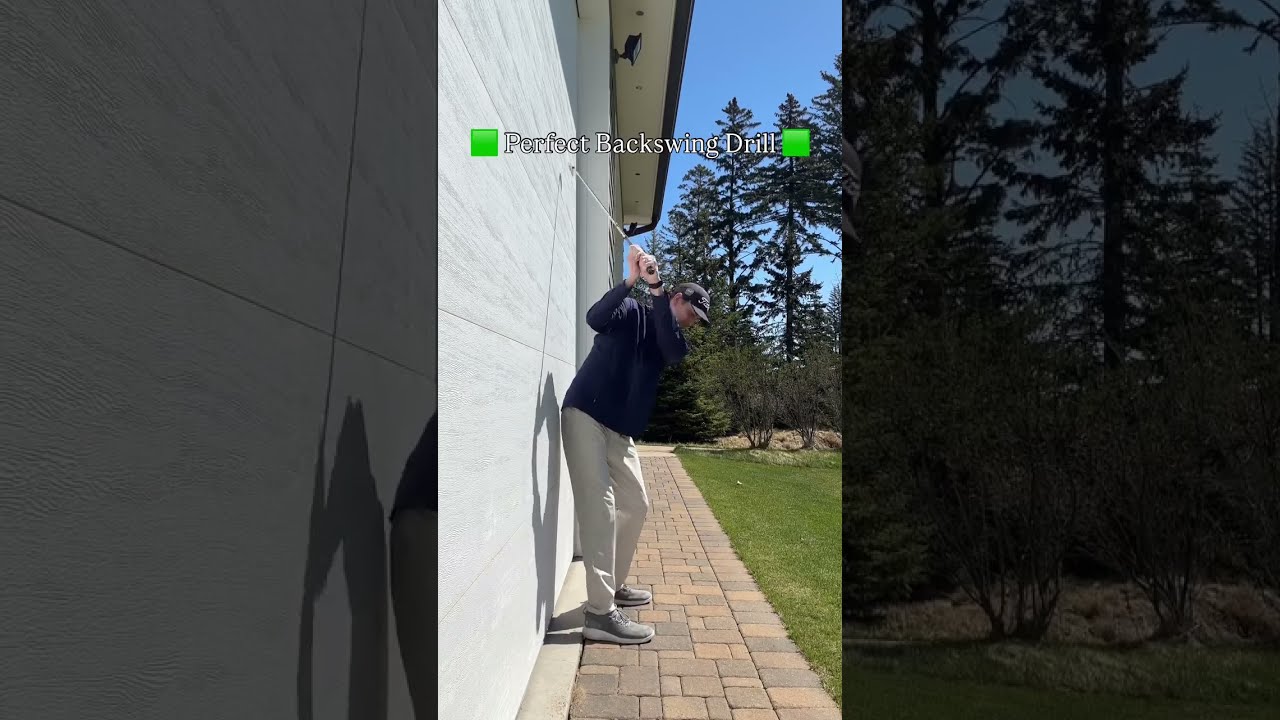 Perfect your backswing with a simple drill! ✅ A common mistake I see from amateur golfers is
