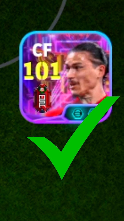 Darwin Nunez 100 ❌101✅ #efootball #football #pes #shorts