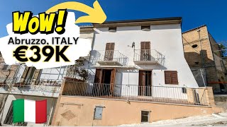 CLOSE to SEA only €39K! Home for Sale in ITALY with Balconies, Gorgeous Views and Lots of Character