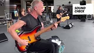 Sting - I'm So Happy I Can't Stop Crying (Soundcheck)