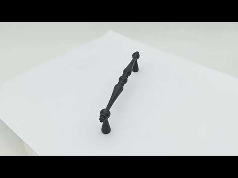 Ручка 128mm "EZGI " Матовий Чорний, видео 1