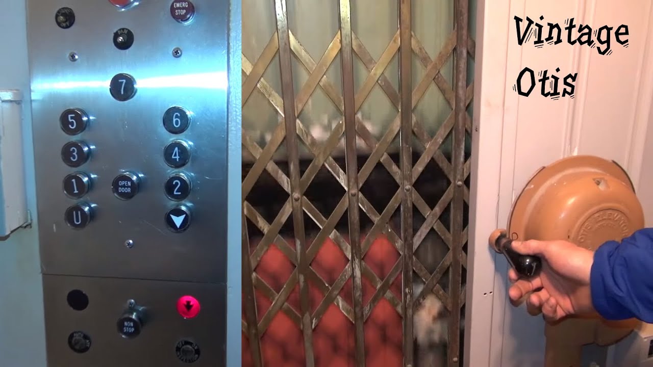 A Ride on Two Vintage Otis Elevators! YouTube