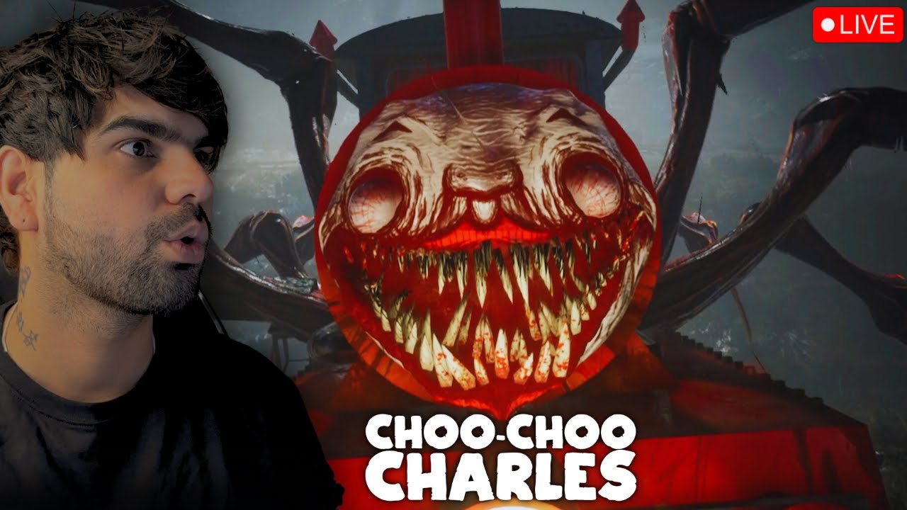 Choo Choo Charles Live Gameplay Part 2 | Spider Train Horror Game 