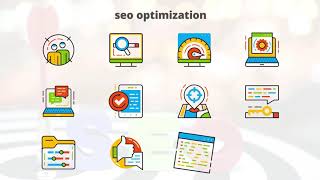 SEO Optimization - Flat Animated Icons | After Effects Templates - Motion Array