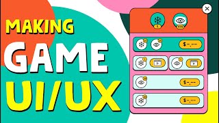 Mobile Game UI/UX Design Using Unity, Adobe Photoshop, Adobe XD, and Adobe Illustrator