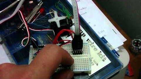 Continuous rotation servo test