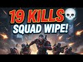 19 KILLS SQUAD WIPE! 💀 Our Best Aggressive Rush Gameplay Ever! 🚀
