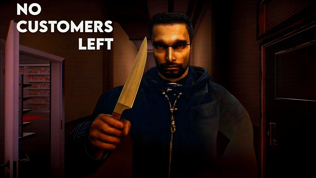 NO CUSTOMERS LEFT | KILLER HORROR GAMES WITHOUT JUMP SCARES