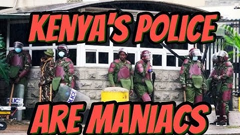 Kenya police open fire at antigovernment protesters #kenya #africanews #kenyanews #williamruto