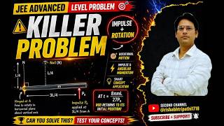 💯 Killer JEE Advanced PYQ Level Problem | Impulse &amp; Rotation Trick 🔥⚡ Nail + Rod Problem Explained |