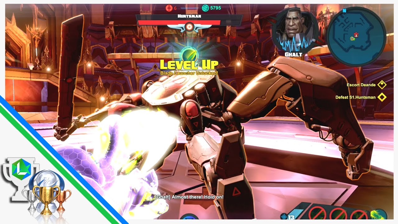 Battleborn: The Huntsman Boss Fight  (Normal Difficulty)