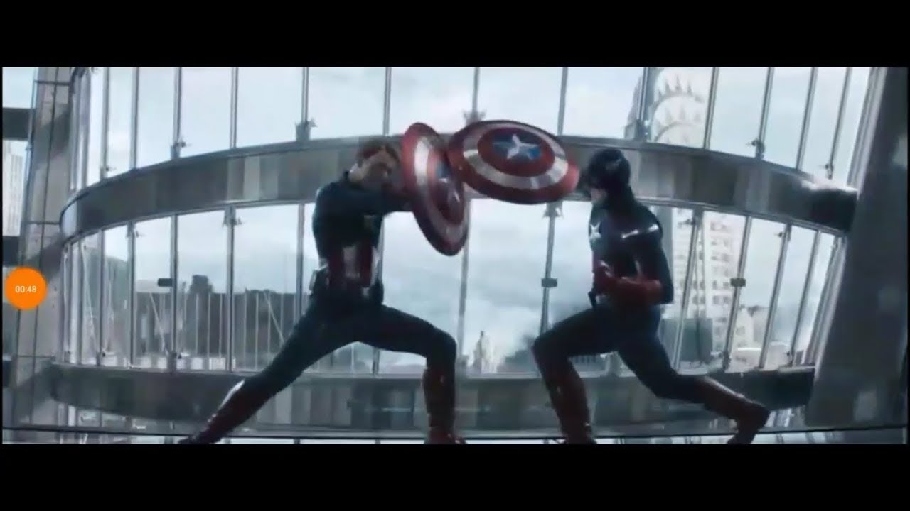 VENGADORES: ENDGAME | Capi vs capi del pasado (HD) - YouTube