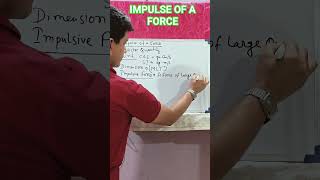 IMPULSE OF A FORCE #education #reels #class11 #class10 #follower