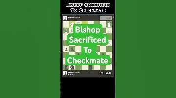 Bishop Sacrificed To Checkmate | Chess Bullet Game #chess #chessgame #checkmate #chessshorts
