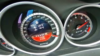 1200HP Mercedes C63 AMG Coupe 5.5 V8 Bi-Turbo Acceleration 0-320 TUNING by GAD Motors