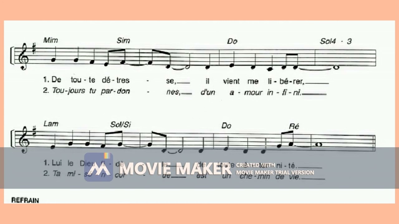 C'est par ta grâce - contrechant soprane