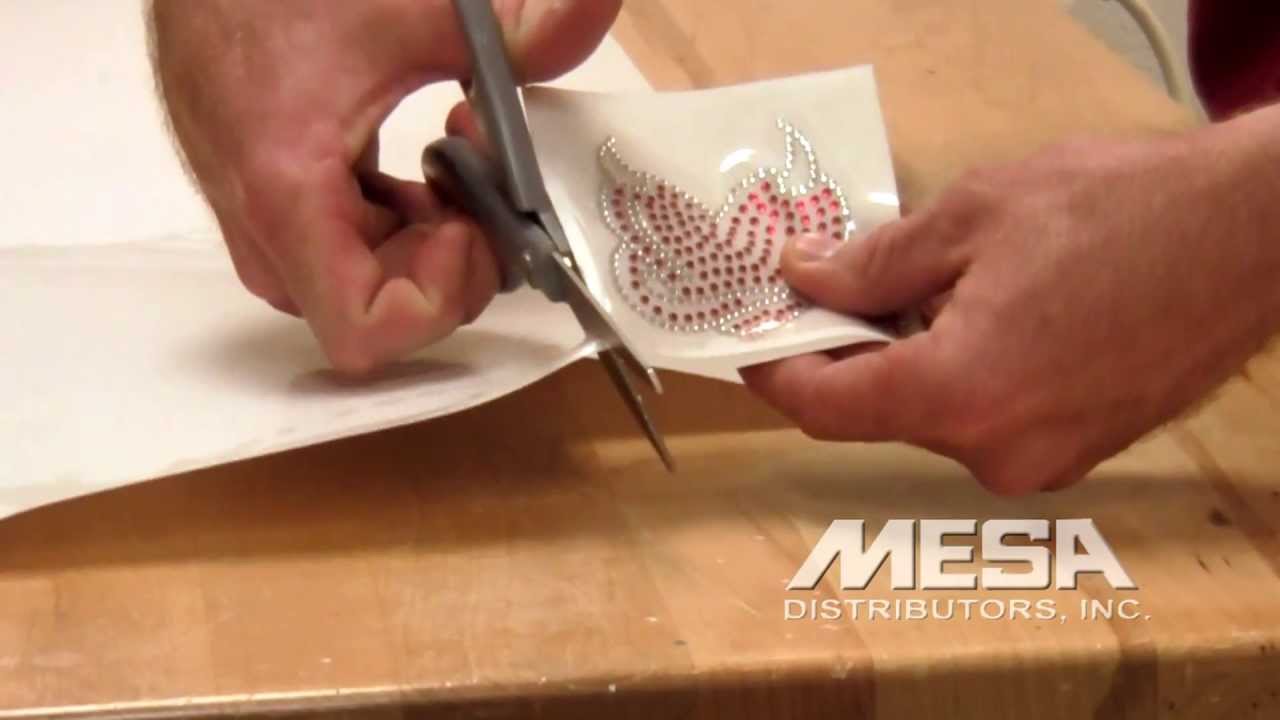How to Create Rhinestone Decals YouTube