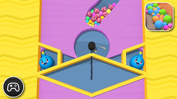 Sand Balls: Puzzle Game - Gameplay Walkthrough Part 3 - Puzzle Game Levels 11-13 (iOS, Android)