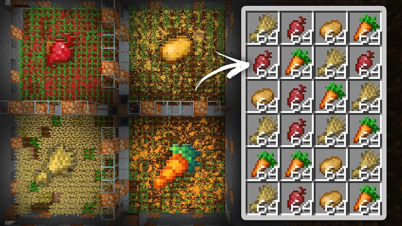 A MELHOR FARM DE CENOURA, BATATA, TRIGO e BETERRABA AUTOMÁTICA ...
