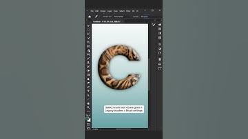 Fur text effect in Photoshop⚡️