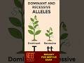 Dominant & Recessive Alleles| principal of inheritance 12th Biology for NEET #science #biology #neet