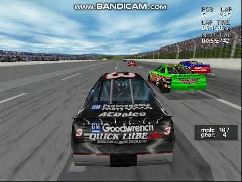 NASCAR Revolution Talladega With Dale Earnhardt Gameplay