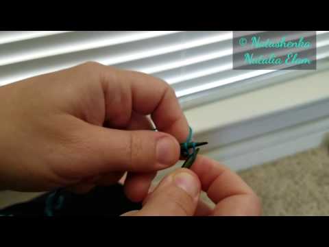 How to knit a Beaded Cable Cast On