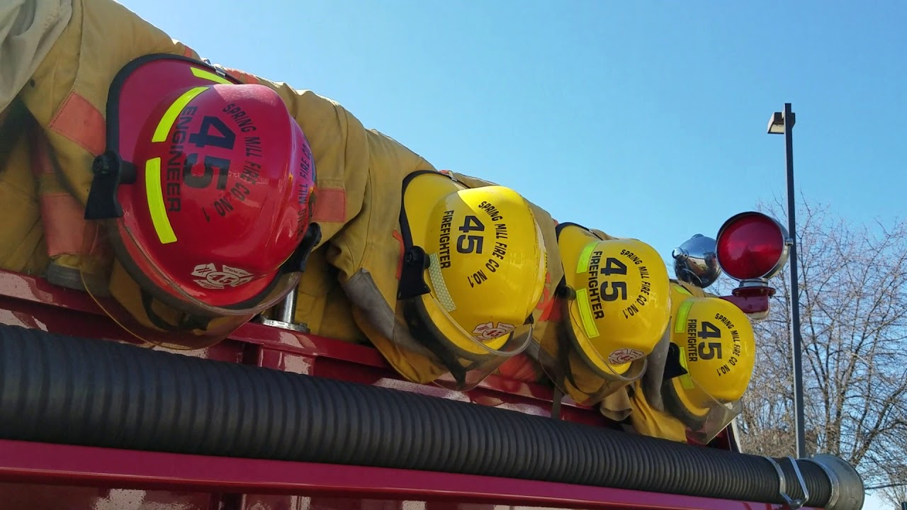 Spring Mill Fire Trip to Spring Mill Fire Co no 1 in conshohocken pa - YouTube