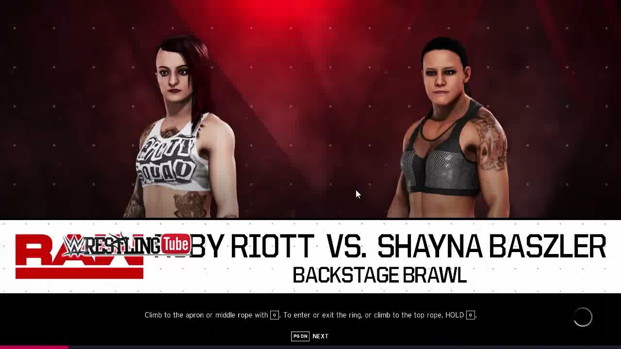 WWE 2k20 Gameplay Ruby Riott vs Shayna Baszler Backstage HD