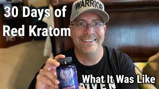 30 Days of Red Kratom (What It Was Like)