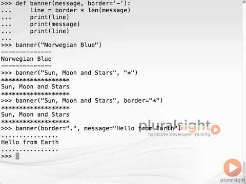 5 3  Function Arguments in Detail