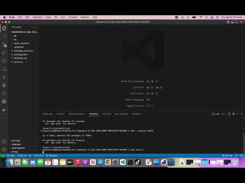SQL CHALLENGE- Employee Tracker