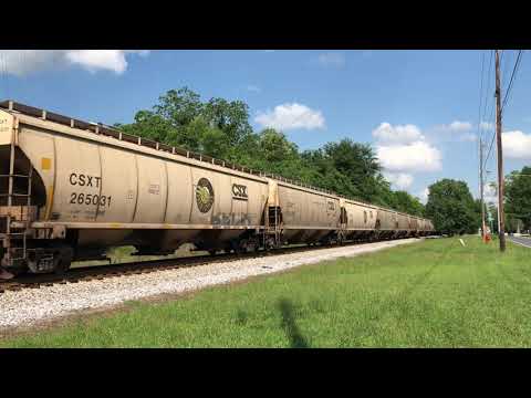 CSX V152-04 Empties in Maxton NC - YouTube