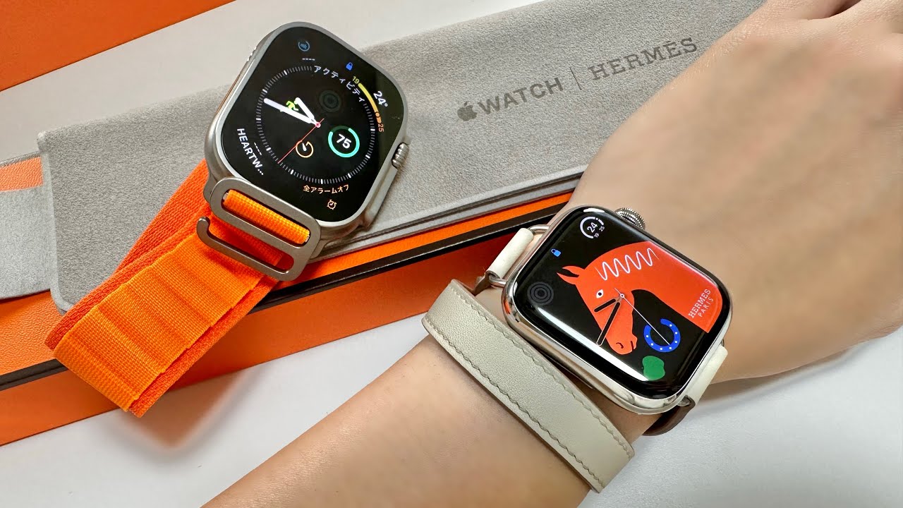 新型エルメスバンド × Apple Watch Ultraの組み合わせをレビュー