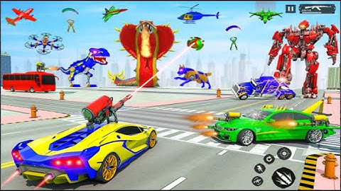 Snake Car Robot Transform War: Android Games