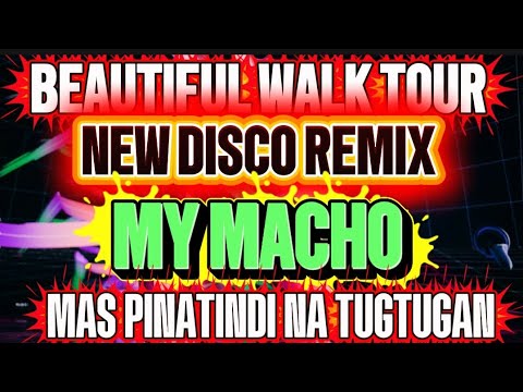 #4k BEAUTIFUL WALK TOUR|NEW DISCO MUSIC|MY MACHO HARDTEK REMIX MUSIC #banjorontv