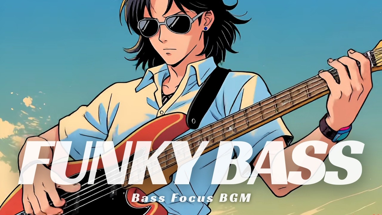 Flesh City Pop Funky Slap Bass BGM | Funk Bass for Work & Relax