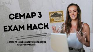 CeMAP 3 Exam Hack (Recommending Mortgage Products)